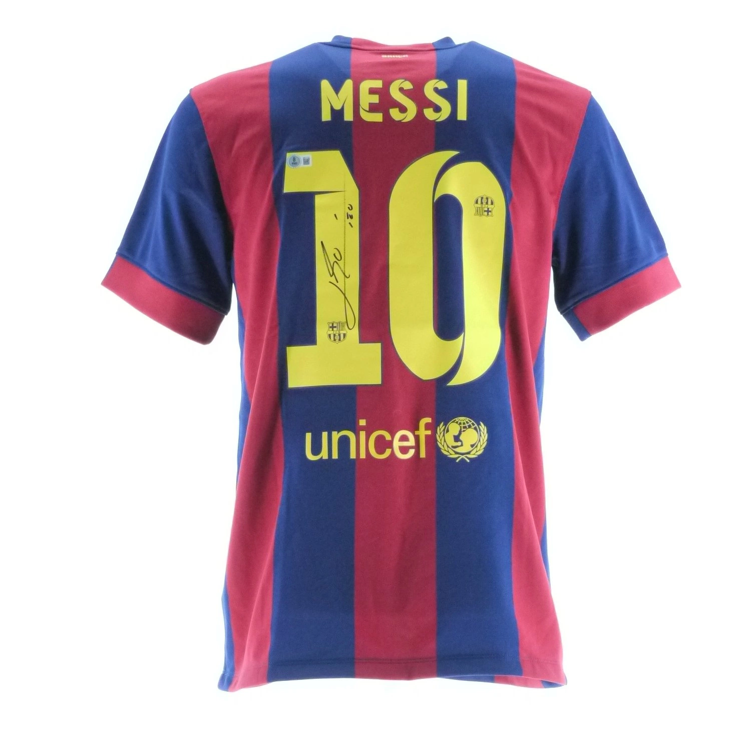 Maglia store Messi Barcellona Autografata con COA