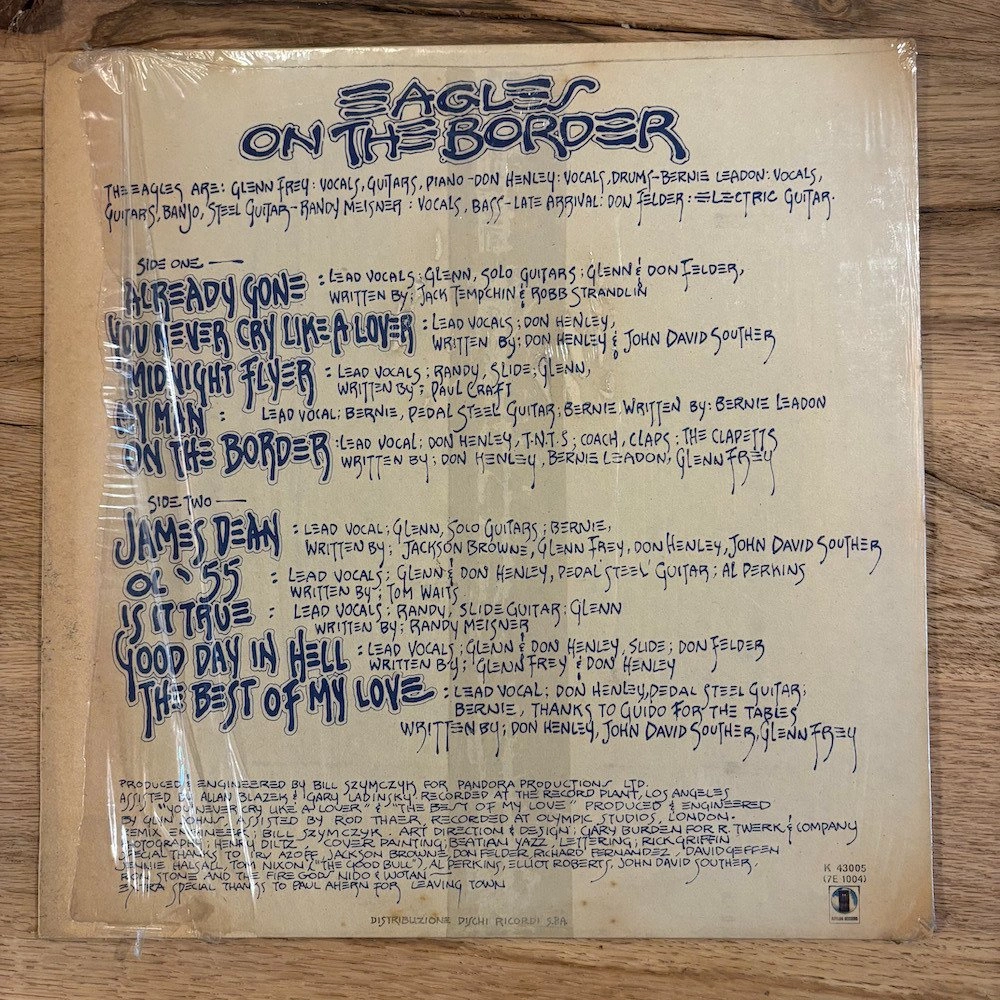 Eagles - “On the Border” (1974)
