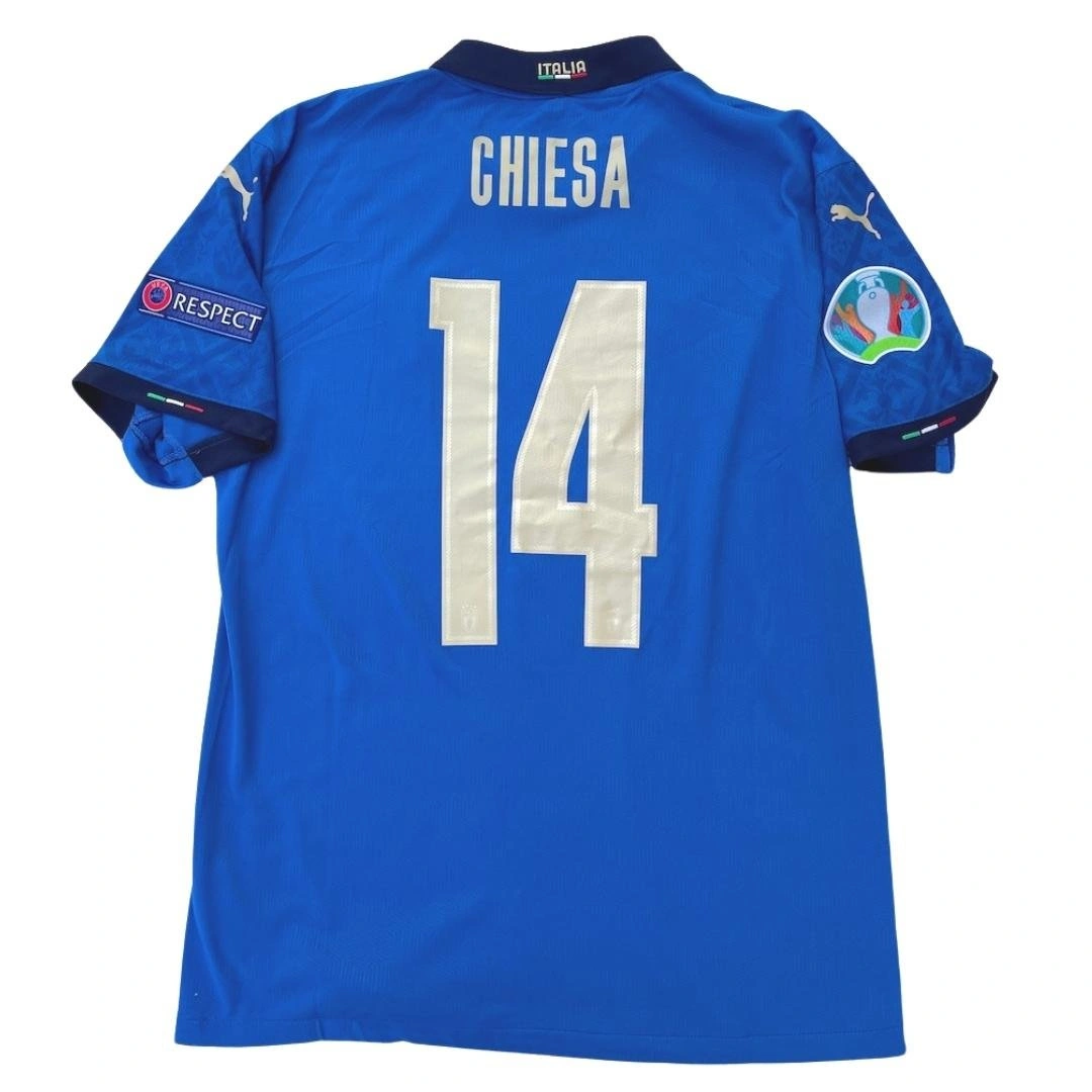 Chiesa Italy match shirt Euro2020 Final