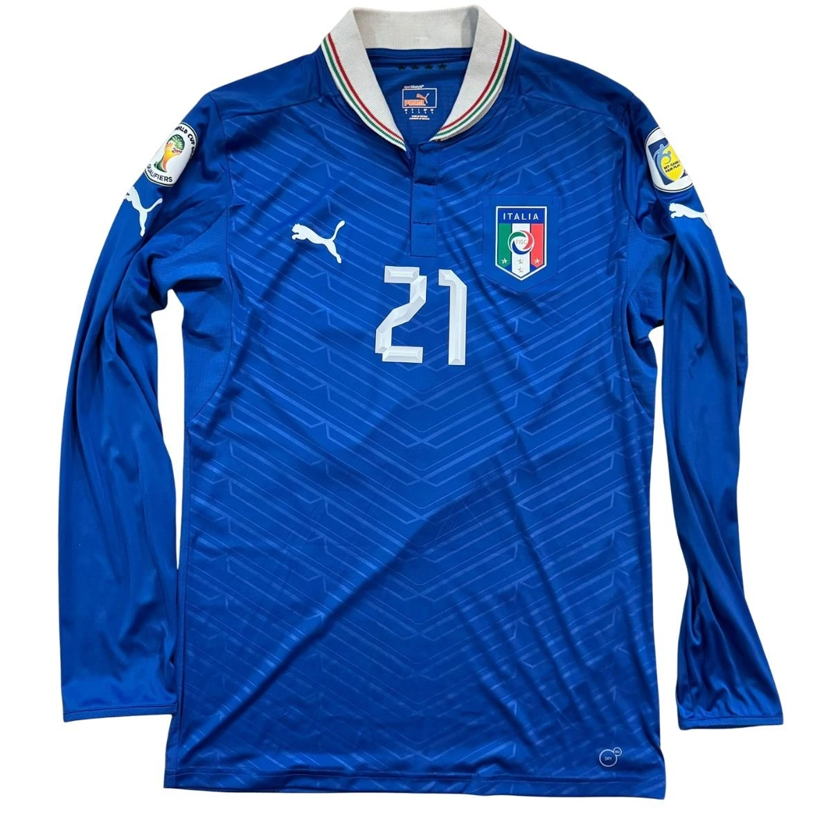 Pirlo Italy match shirt - 2014 World Cup qualifiers