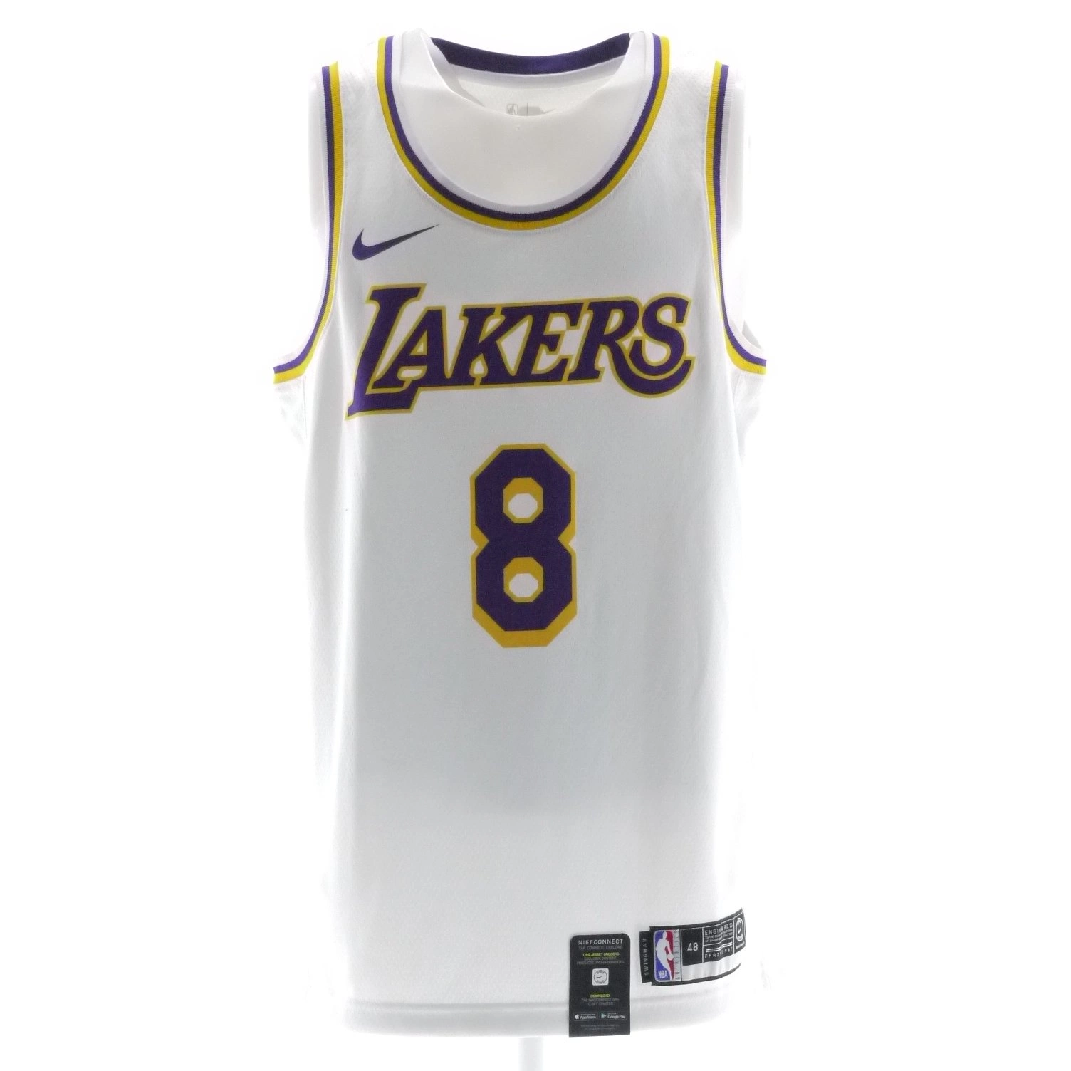 kobe bryant jersey white 8