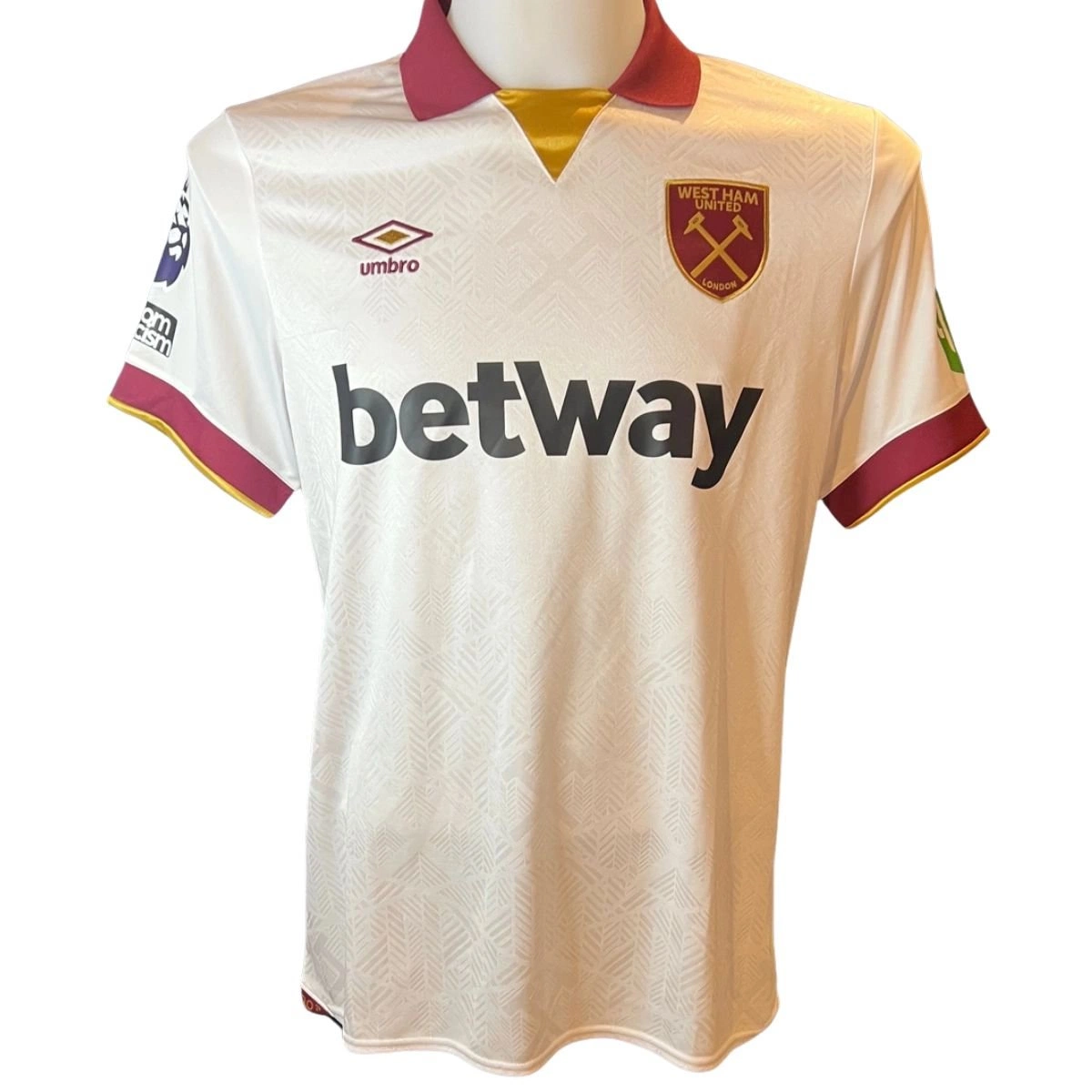 Paqueta West Ham issued shirt - With COA