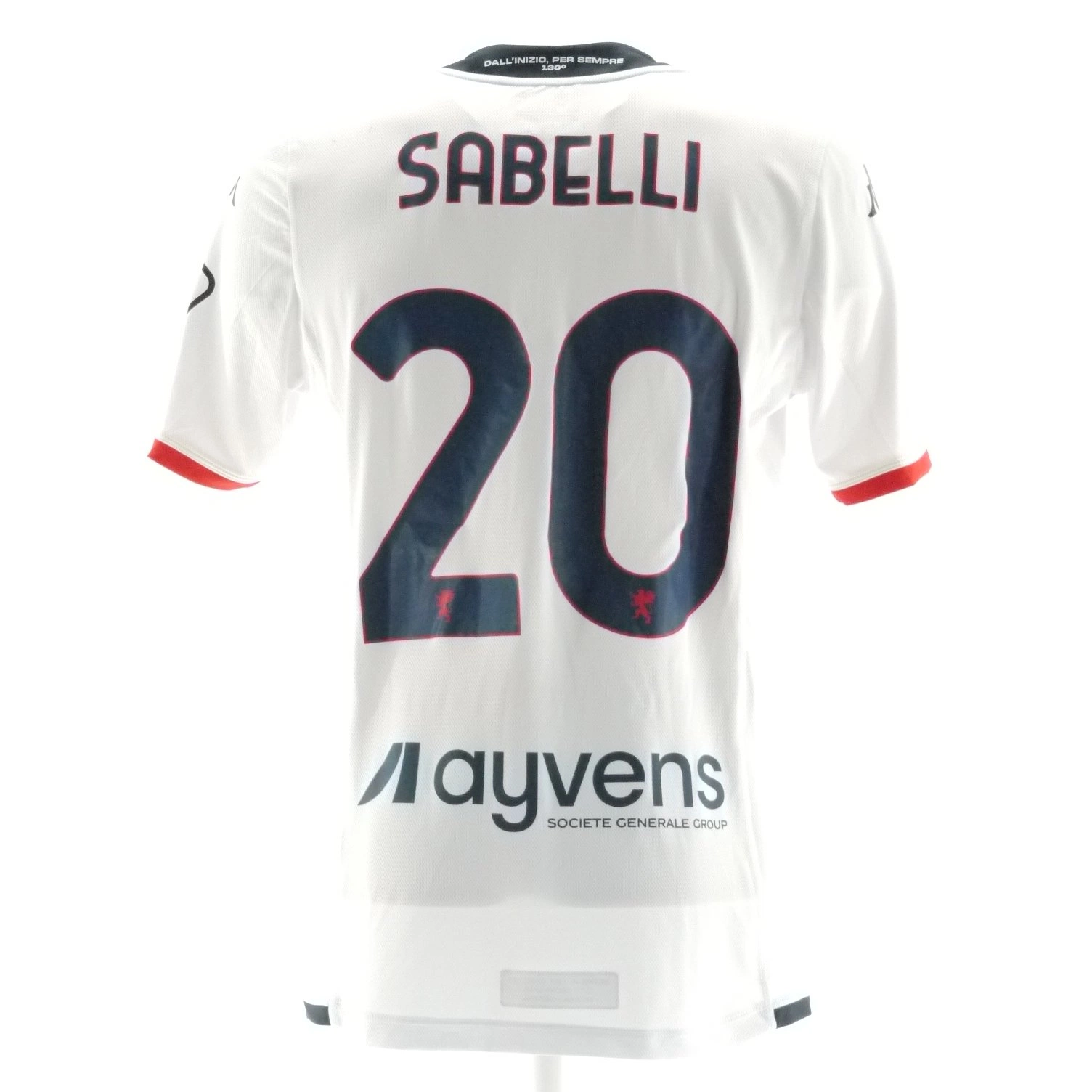 Maillot Genoa CFC - Manfredini N°21 - Matchworn 2013/14 - Lotto - Taille XL