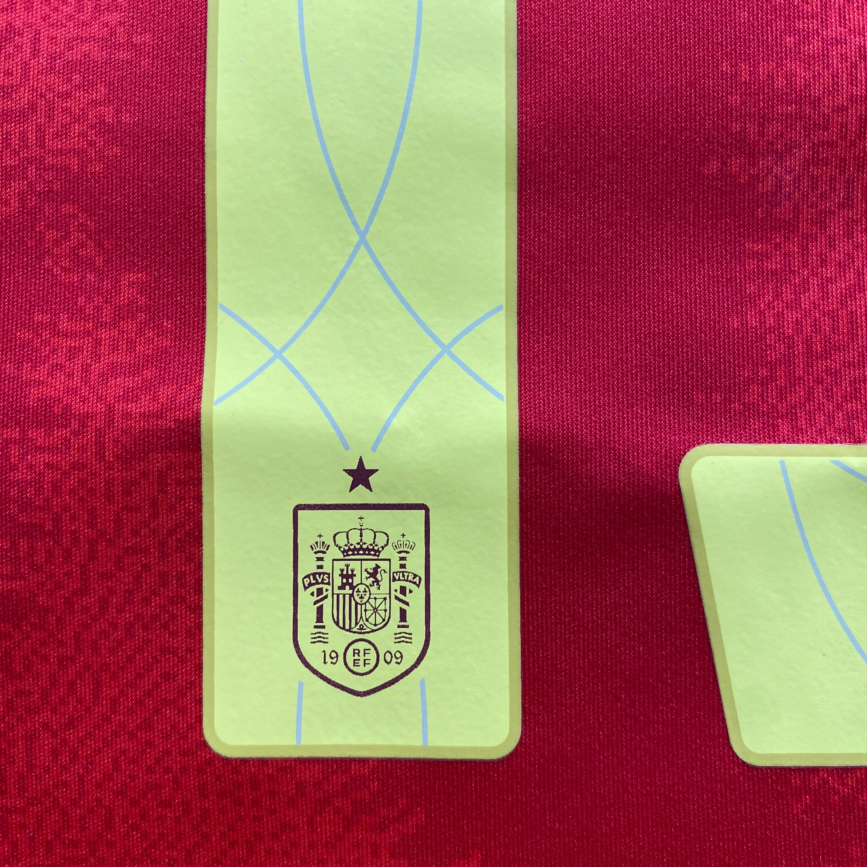 Maillot De Foot Autographié Par Xavi (Espagne) - Display AFTAL Avec Certificat