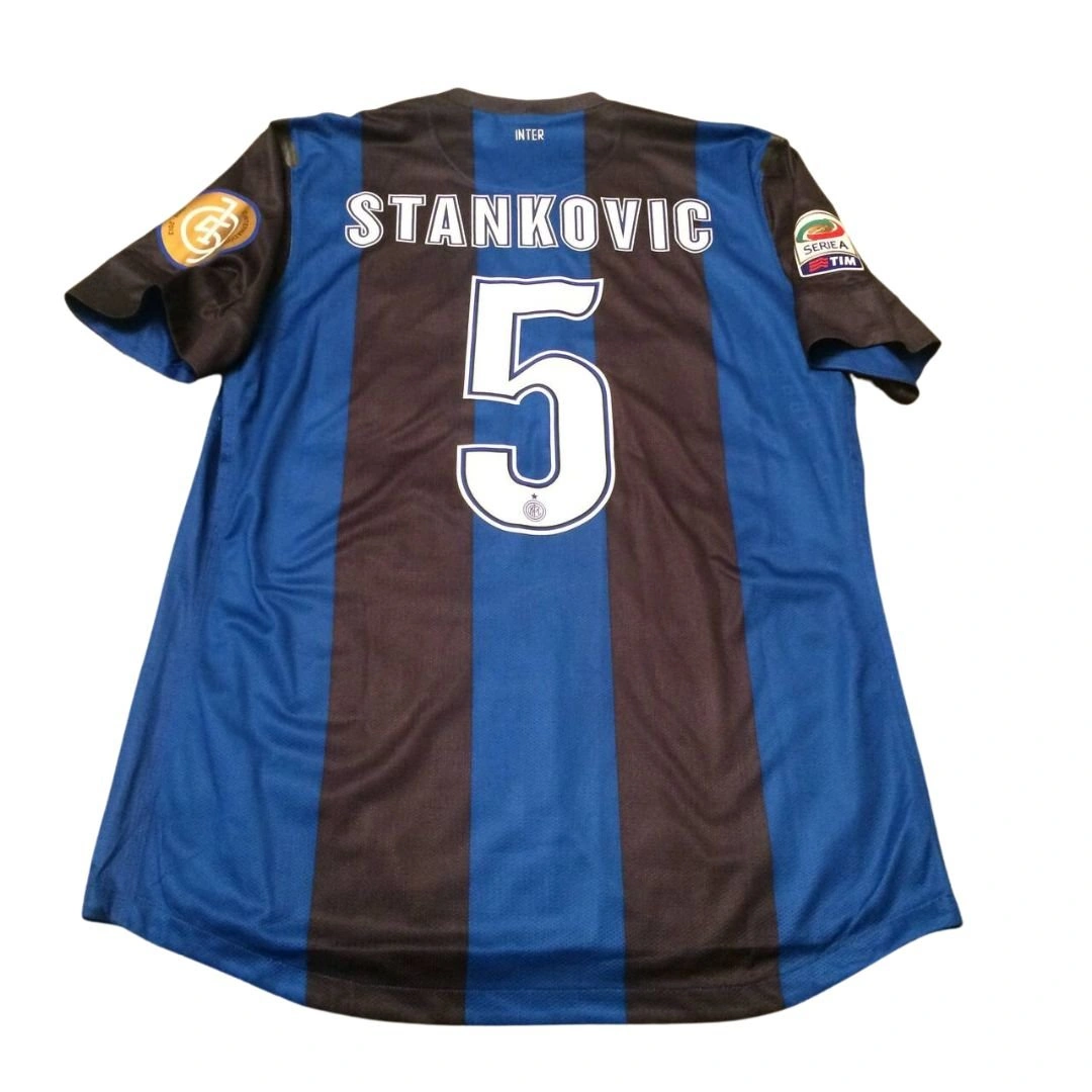INTER 100周年 #5 STANKOVIC 2007-08 Inter Milan Centenary Home Shirt Stankovic #5 - 10