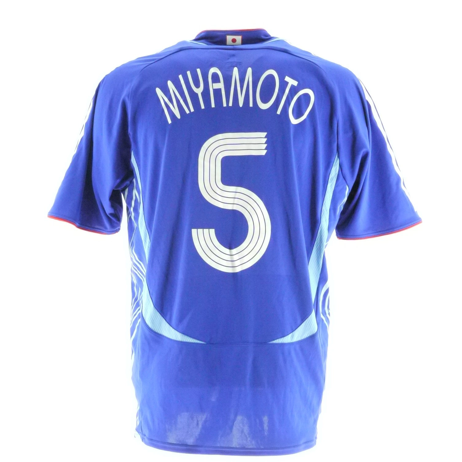 2005年日本代表（ホーム対戦国マッチデーマーキング入）ユニ MIYAMOTO Miyamoto Japan match shirt