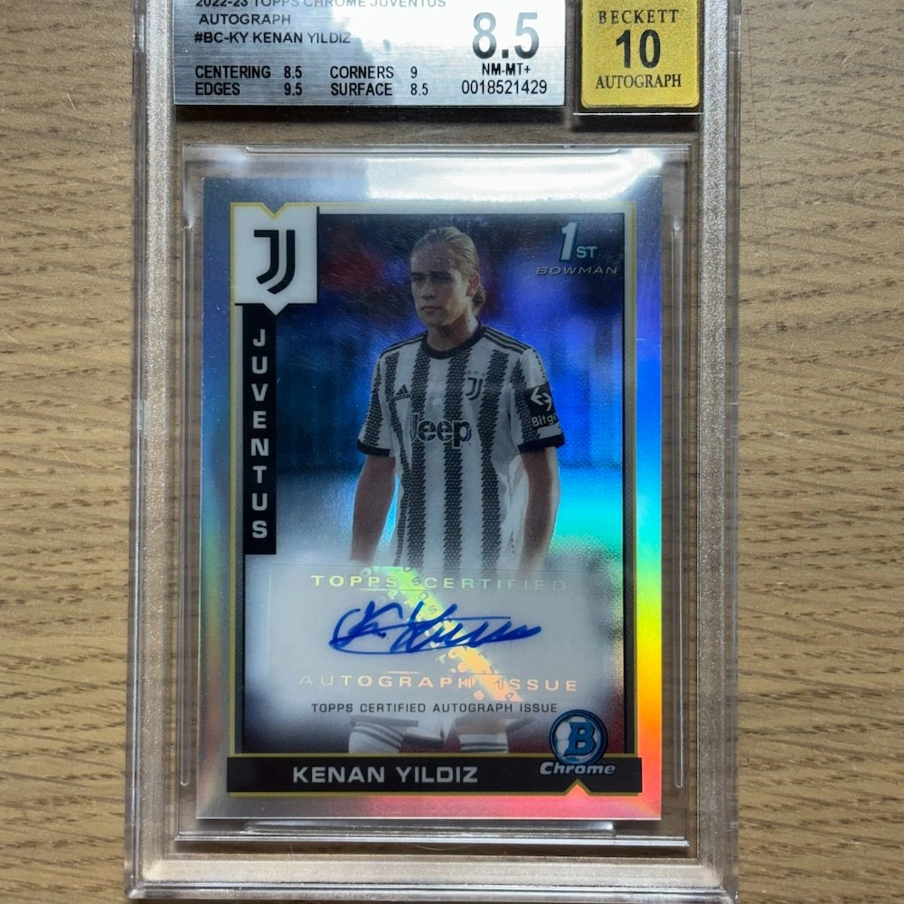 Card Yildiz Panini 2022/23 TOPPS Chrome 1st Bowman - Signed