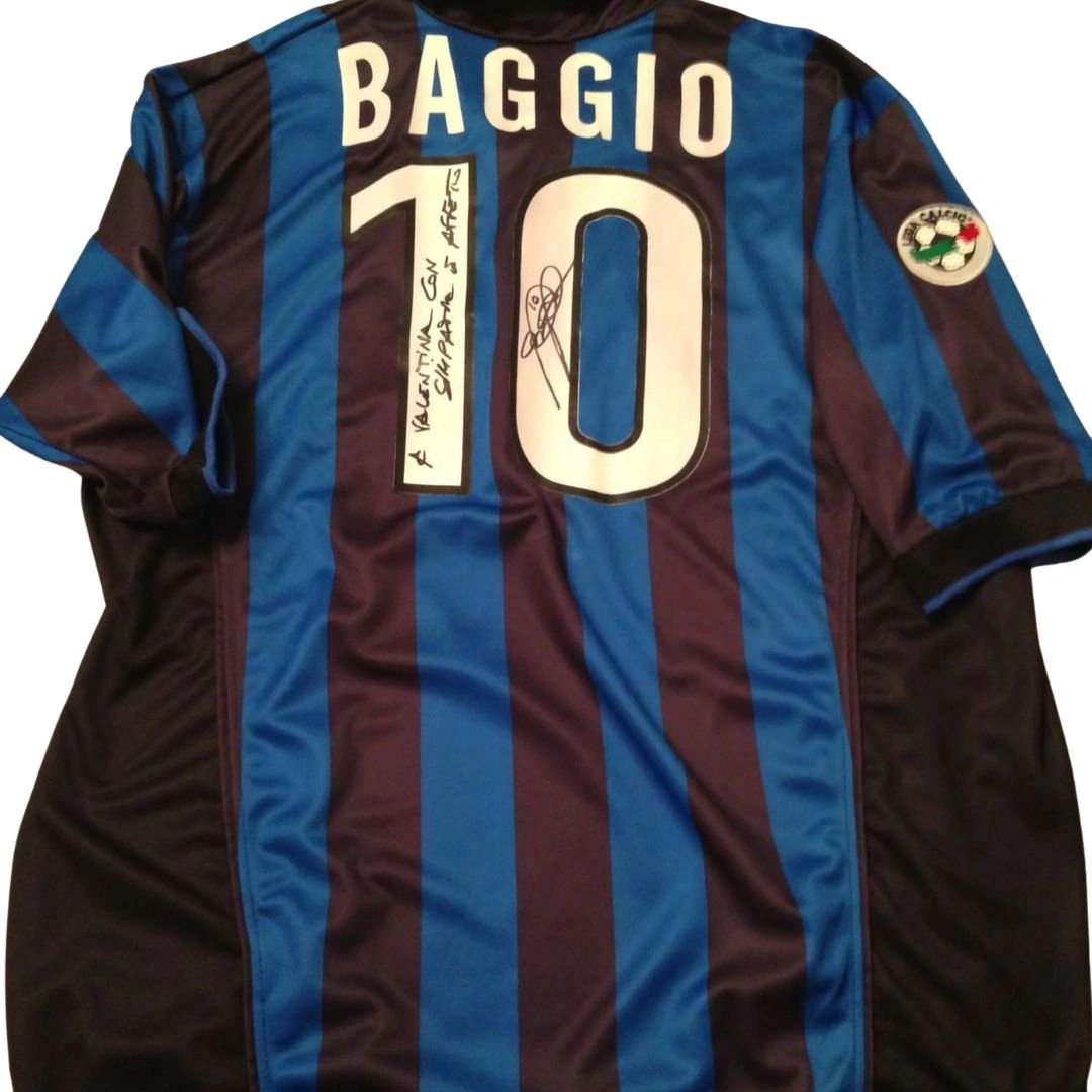 ウェア Vintage Intel Uniform\"BAGGIO\" Roberto Baggio Italy Jersey | eBay