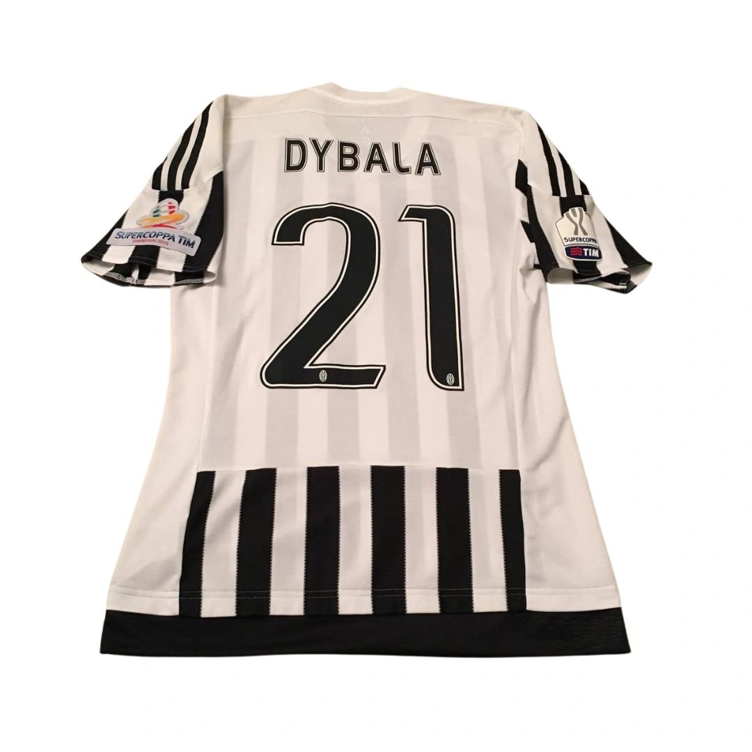2015-16 Juventus Home Name Number Set #21 DYBALA Repro