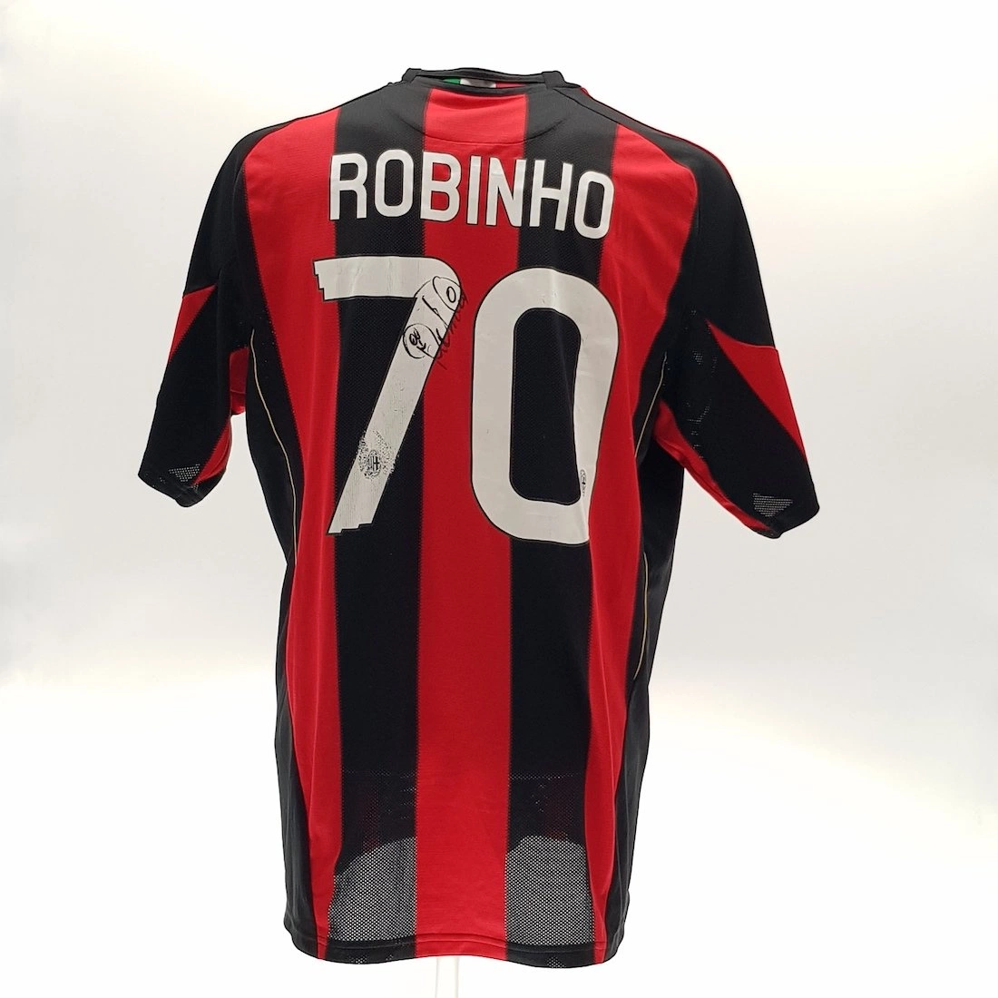 09-10 Camisa De Futebol Retrô ACM Home Ronaldinho Camiseta Clássica