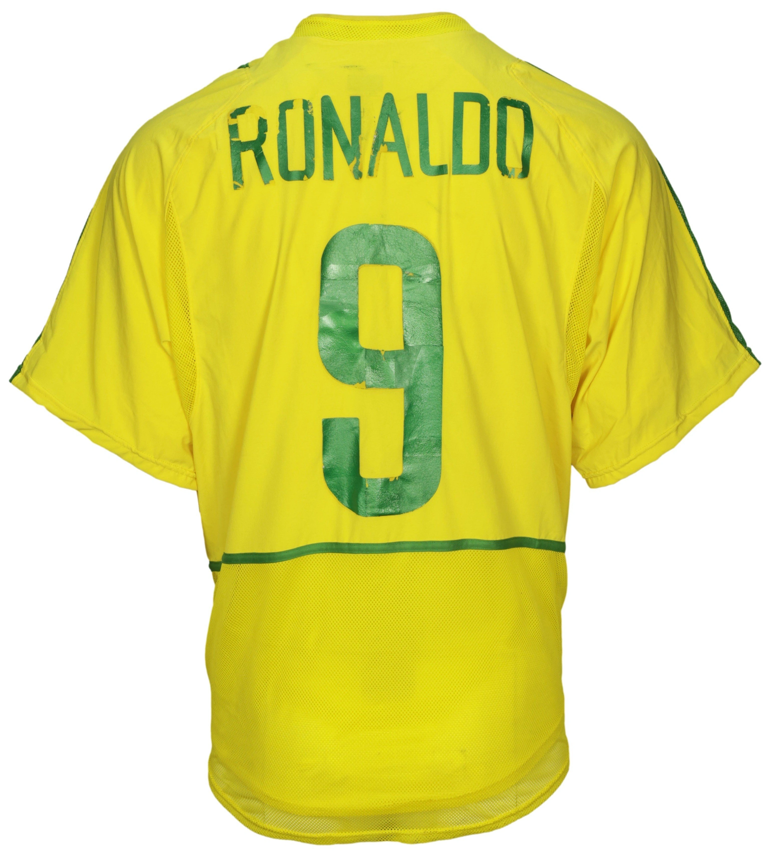 Brazil Ronaldo match shirt - World Cup 2002 - Signed